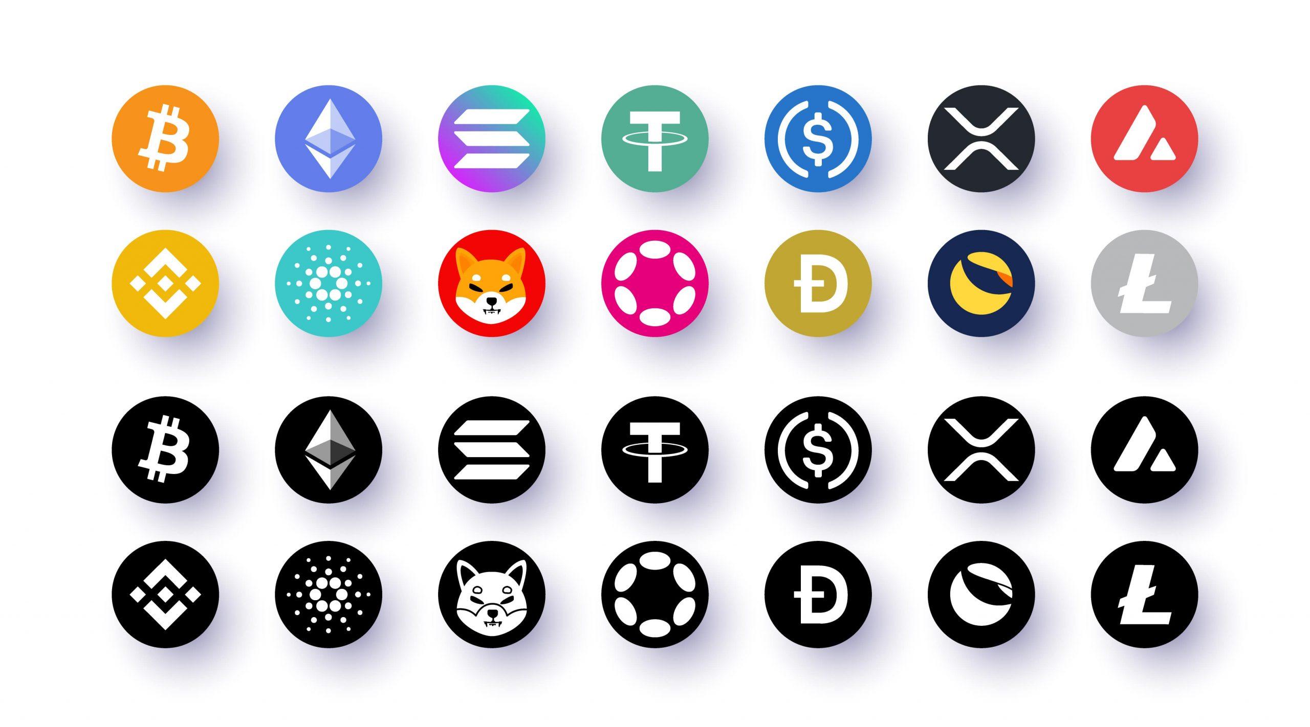 types of cryptocurrencies
