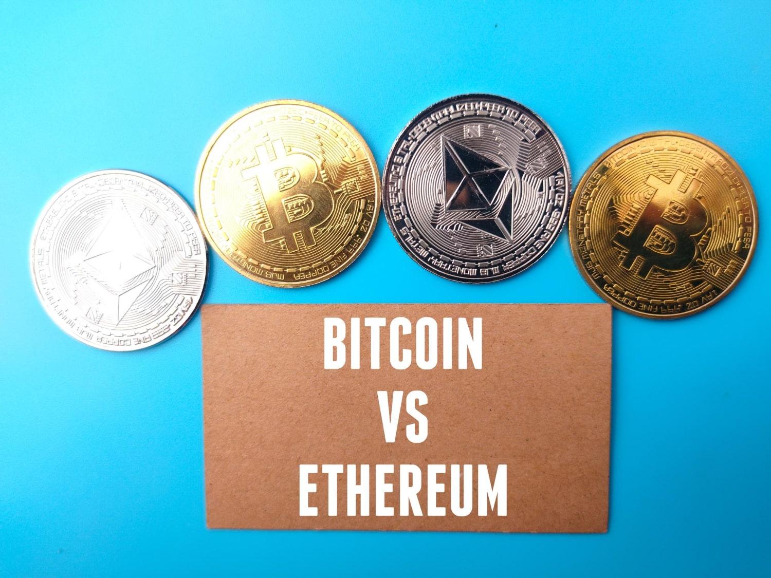 Bitcoin vs ethereum